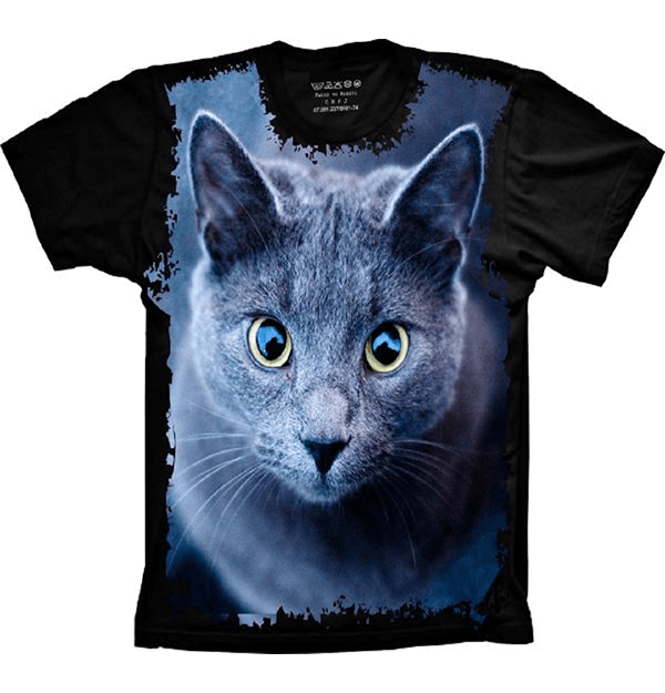 camisa camiseta gato felino infantil adulto bad 66